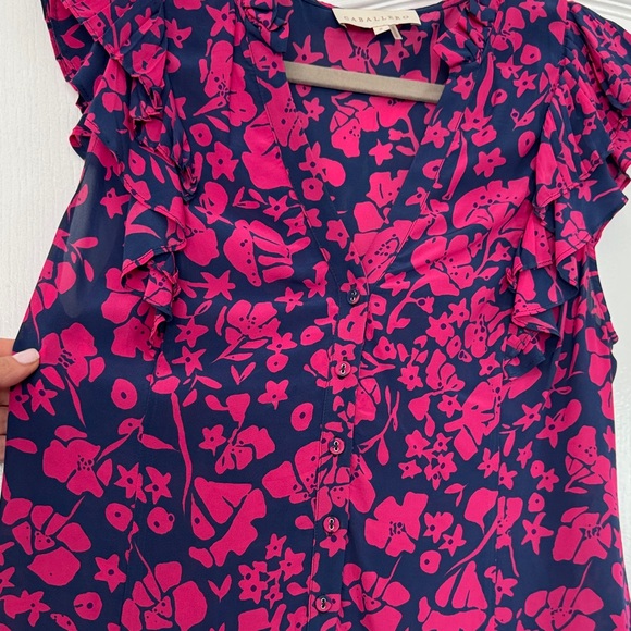 Stylish Floral Ruffle Blouse - Picture 3 of 7